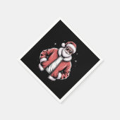 Afrikaans-Amerikaanse kerstkerstpajama - zwart Servet (Hoek)