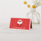 Afrikaans-Amerikaanse Kerstman Kerstmis escort Plaatskaartje (Voorkant)