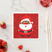 Afrikaans-Amerikaanse Kerstman Kerstvakantie Servetten (Insitu)