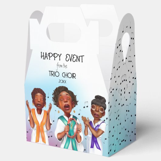 Afrikaans-Amerikaanse koor Bedankdoosjes (Geopend)