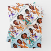 Afrikaans-Amerikaanse koor Inpakpapier Vel (In situ)