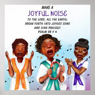 Afrikaans-Amerikaanse koor Poster