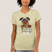 Afrikaans-Amerikaanse liefde jullie eigen Shirt (Voorkant)