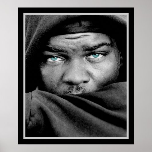 Afrikaans-Amerikaanse Man Poster (Voorkant)
