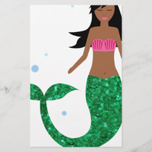 afrikaans - amerikaanse mermaïdie briefpapier