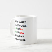 afrikaans - amerikaanse oma , geweldige koffiemok (Voorkant links)