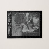 Afrikaans-Amerikaanse piloot Bessie Coleman Portra Legpuzzel (Horizontaal)