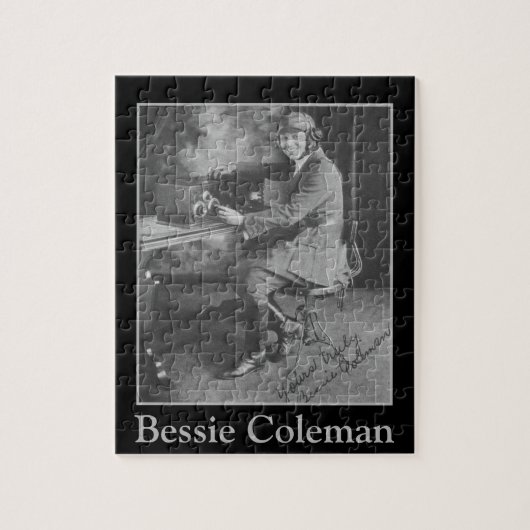 Afrikaans-Amerikaanse piloot Bessie Coleman Portra Legpuzzel (Verticaal)