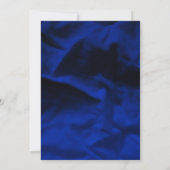 Afrikaans-Amerikaanse Prince Gold Blue Baby shower Kaart (Achterkant)