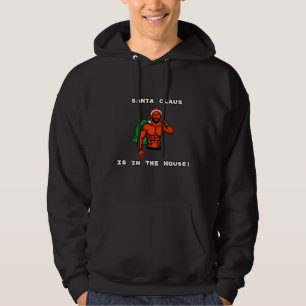 AFRIKAANS-AMERIKAANSE SANTA HOODIE (ZWART GROOT)