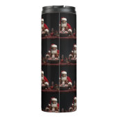 Afrikaans-Amerikaanse Santa Snoep Claus Thermosbeker (Achterkant)