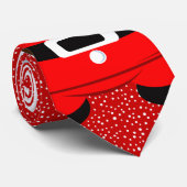 Afrikaans-Amerikaanse Sinterklaas Kerstmis feestda Stropdas (Opgerold)