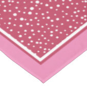 Afrikaans-Amerikaanse Sinterklaas Kerstmis roze Tafelkleed (Gekanteld)