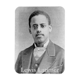 Afrikaans-Amerikaanse uitvinder Lewis Latimer Magneet