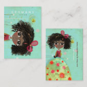 Afrikaans-Amerikaanse Visitekaartje (Voorkant / Achterkant)