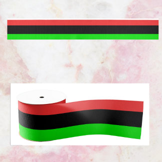Afrikaans-Amerikaanse vlag helemaal Grosgrain Lint