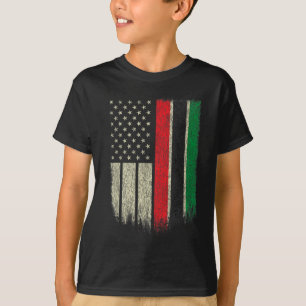 Afrikaans-Amerikaanse vlag Pan-Afrikaanse UNIA vla T-shirt