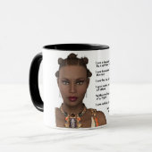 Afrikaans-Amerikaanse vrouwenprijs Mok (Voorkant links)