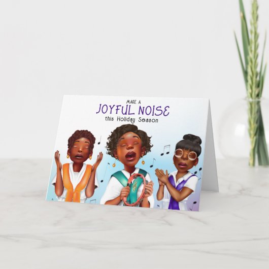 Afrikaans-Amerikaanse zangers vakantie Kaart (Voorkant)