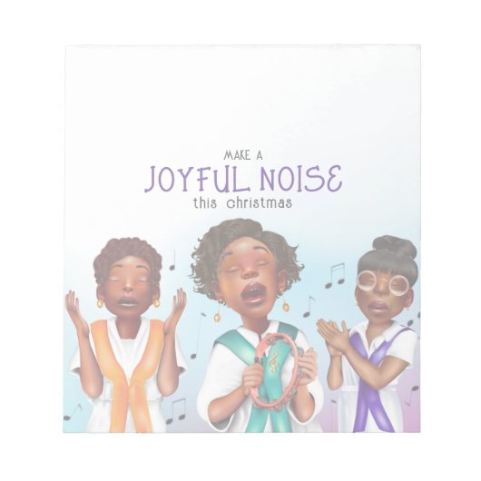 Afrikaans-Amerikaanse zangers vakantie Notitieblok (Voorkant)