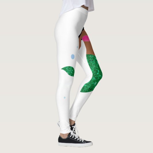 afrikaans-amerikaanse zeemeermin leggings (Rechts)