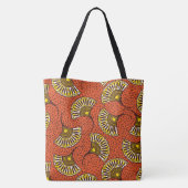 Afrikaans Ankara-fanpatroon Tote Bag (Achterkant)