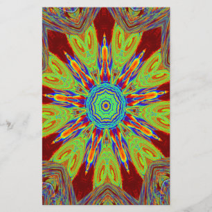 Afrikaans-Aziatisch Europees etnisch patroon Briefpapier