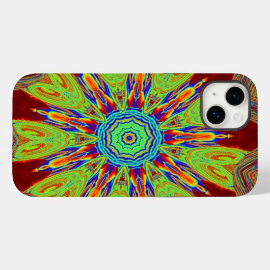 Afrikaans-Aziatisch Europees etnisch patroon Case-Mate iPhone Case (Achterkant (horizontaal))