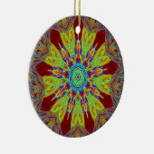 Afrikaans-Aziatisch Europees etnisch patroon Keramisch Ornament (Rechts)