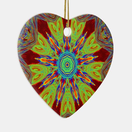 Afrikaans-Aziatisch Europees etnisch patroon Keramisch Ornament (Rechts)