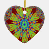 Afrikaans-Aziatisch Europees etnisch patroon Keramisch Ornament (Voorkant)