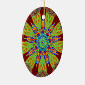 Afrikaans-Aziatisch Europees etnisch patroon Keramisch Ornament (Rechts)