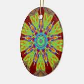 Afrikaans-Aziatisch Europees etnisch patroon Keramisch Ornament (Links)