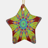 Afrikaans-Aziatisch Europees etnisch patroon Keramisch Ornament (Links)