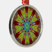 Afrikaans-Aziatisch Europees etnisch patroon Metalen Ornament (Rechts)