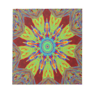 Afrikaans-Aziatisch Europees etnisch patroon Notitieblok