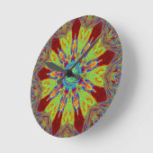 Afrikaans-Aziatisch Europees etnisch patroon Ronde Klok (Hoek)