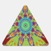 Afrikaans-Aziatisch Europees etnisch patroon Sticker (Voorkant)