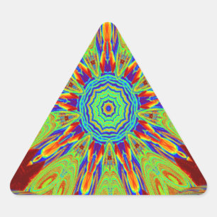 Afrikaans-Aziatisch Europees etnisch patroon Sticker