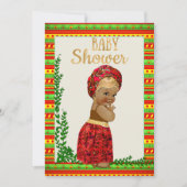 Afrikaans Baby shower met kleine prinsen Kaart (Voorkant)