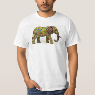 Afrikaans Boomontwerp in Wit T-shirt