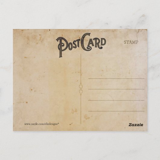  Afrikaans Briefkaart voor Zebra (Achterkant)