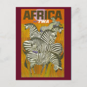  Afrikaans Briefkaart voor Zebra (Voorkant)