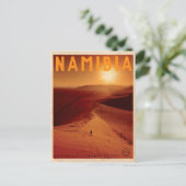 -Afrikaans Briefkaart voor zonnereizen (Staand voorkant)