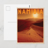 -Afrikaans Briefkaart voor zonnereizen (Voorkant / Achterkant)