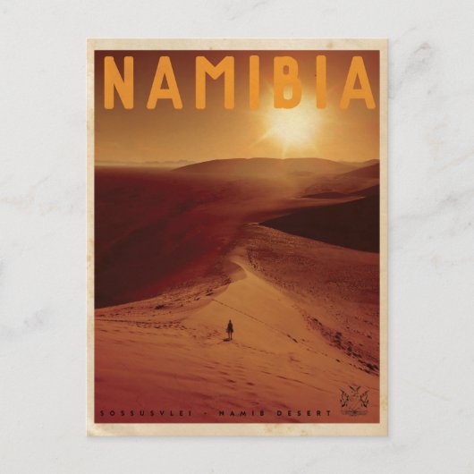 -Afrikaans Briefkaart voor zonnereizen (Voorkant)