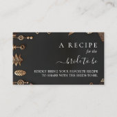 Afrikaans Bruin Traditioneel Nigeria Bruidsfeest Informatiekaartje (Voorkant)