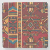 Afrikaans Canvas Stenen Onderzetter (Voorkant)