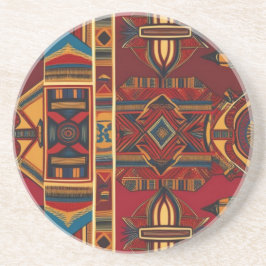 Afrikaans Canvas Zandsteen Onderzetter