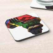 Afrikaans continent bier onderzetter (Linkerzijde)